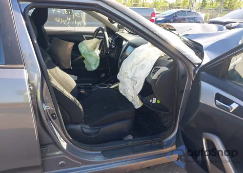 2017 Hyundai Veloster from USA, damaged, VIN KMHTC6AD2HU306142